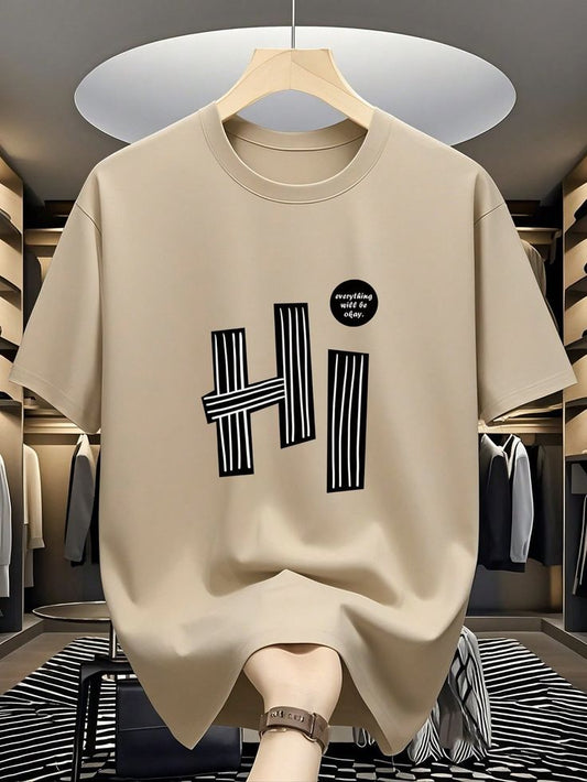 Hi printed T shirt For Men