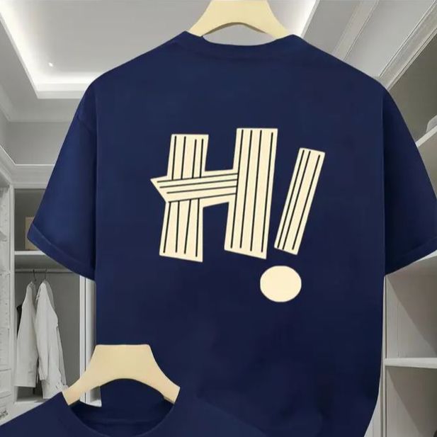 Hi printed T shirt For Men